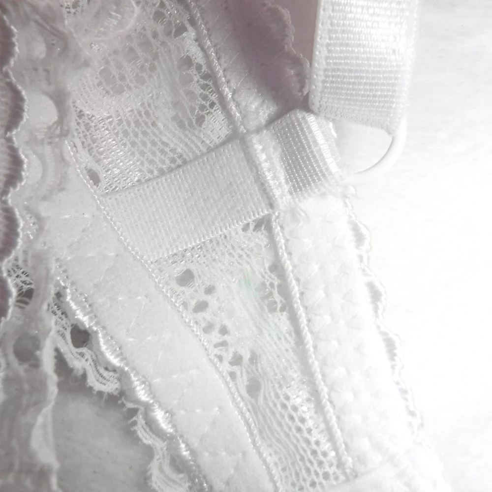 Rene Rofe White Lace Extreme Push Up Bra 36B Underwire B25451 NEW - Picture 3 of 9